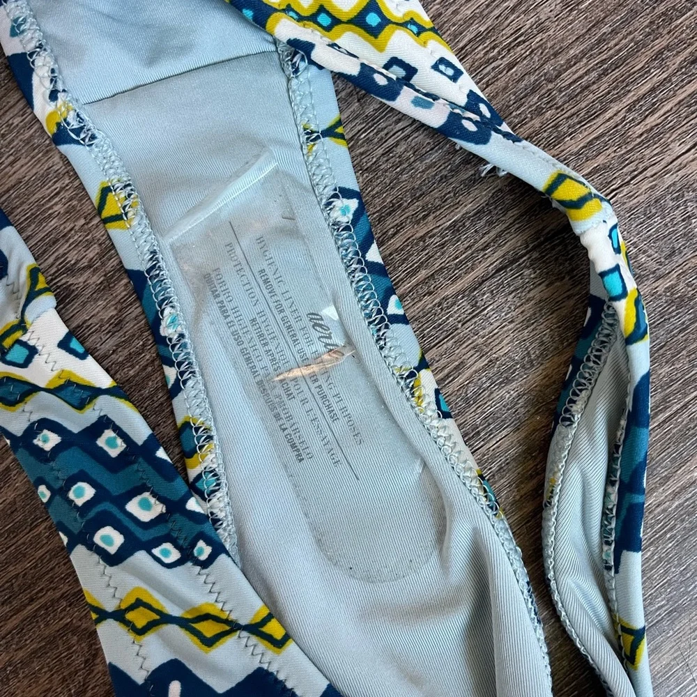 Aerie high leg cheeky bikini bottoms